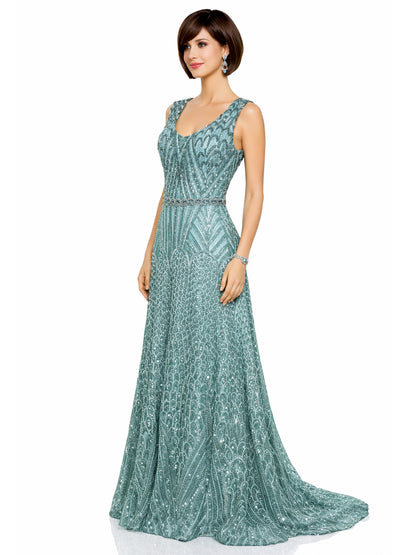 Style 8127 - Red / Green Dress