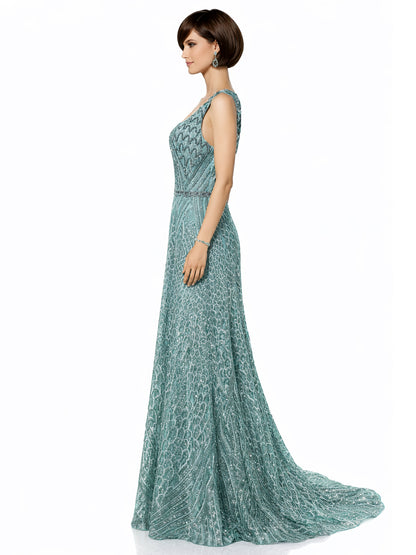 Style 8127 - Red / Green Dress