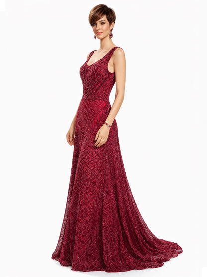 Style 8127 - Red / Green Dress