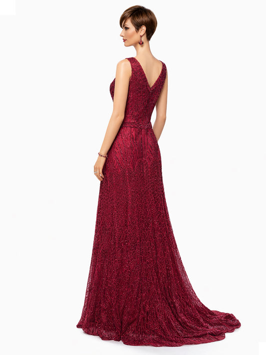 Style 8127 - Red / Green Dress