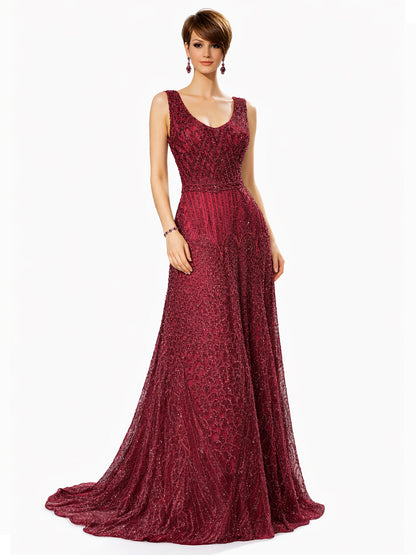 Style 8127 - Red / Green Dress